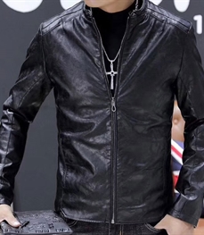 市场上装-皮衣-时尚男装皮衣