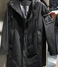 市场上装-中长外套-（实拍）时尚男装中长外套