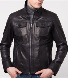 市场上装-皮衣-时尚商务皮衣