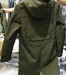 市场上装-中长外套-（实拍）时尚男装中长外套