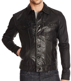 市场上装-皮衣-时尚商务皮衣