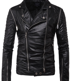 市场上装-皮衣-时尚男装皮衣