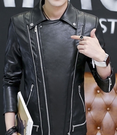 市场上装-皮衣-时尚男装皮衣