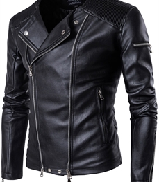 市场上装-皮衣-时尚男装皮衣