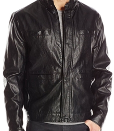 市场上装-皮衣-时尚商务皮衣