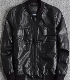 市场上装-皮衣-时尚男装皮衣