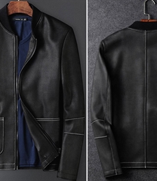 市场上装-皮衣-休闲男装皮衣