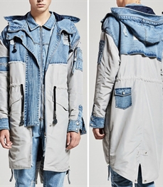 市场上装-中长外套-时尚男装中长外套