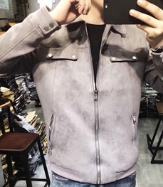 市场上装-皮衣-时尚男装皮衣