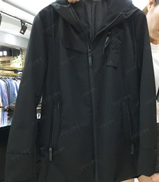 市场上装-中长外套-（实拍）时尚男装中长外套