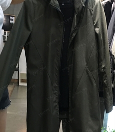 市场上装-中长外套-（实拍）时尚男装中长外套