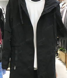 市场上装-中长外套-（实拍）时尚男装中长外套
