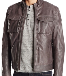 市场上装-皮衣-时尚商务皮衣