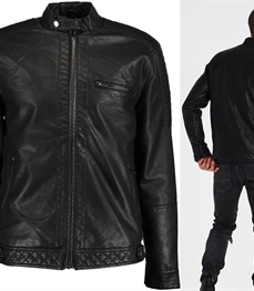 市场上装-皮衣-时尚男装皮衣