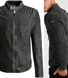 市场上装-皮衣-时尚男装皮衣