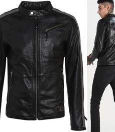 市场上装-皮衣-时尚男装皮衣