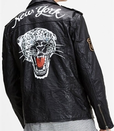 市场上装-皮衣-时尚男装皮衣