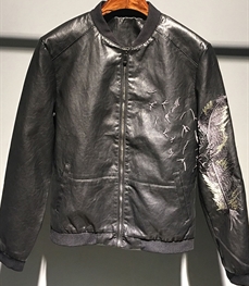 市场上装-皮衣-时尚男装皮衣