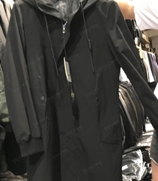 市场上装-中长外套-（实拍）时尚男装中长外套