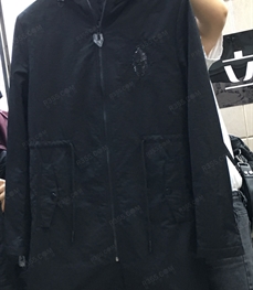 市场上装-中长外套-（实拍）时尚男装中长外套