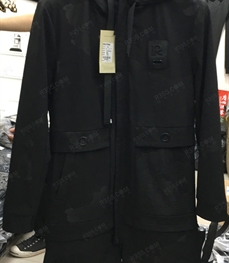 市场上装-中长外套-（实拍）时尚男装中长外套