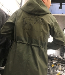 市场上装-中长外套-（实拍）时尚男装中长外套