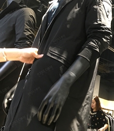 市场上装-中长外套-（实拍）时尚男装中长外套