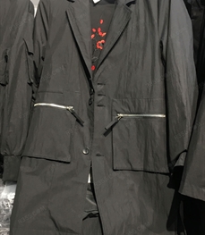 市场上装-中长外套-（实拍）时尚男装中长外套