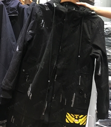 市场上装-中长外套-（实拍）时尚男装中长外套