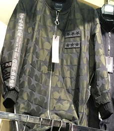 市场上装-中长外套-（实拍）时尚男装中长外套