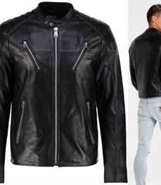 市场上装-皮衣-时尚商务皮衣