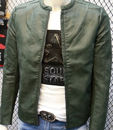市场上装-皮衣-时尚男装皮衣