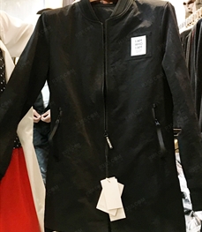 市场上装-中长外套-（实拍）时尚男装中长外套