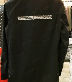 市场上装-中长外套-（实拍）时尚男装中长外套
