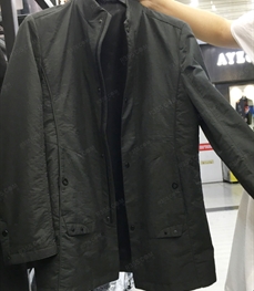 市场上装-中长外套-（实拍）时尚男装中长外套