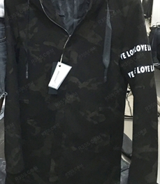 市场上装-中长外套-（实拍）时尚男装中长外套