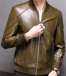 市场上装-皮衣-时尚商务皮衣