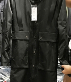 市场上装-中长外套-（实拍）时尚男装中长外套