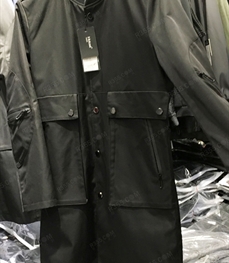 市场上装-中长外套-（实拍）时尚男装中长外套