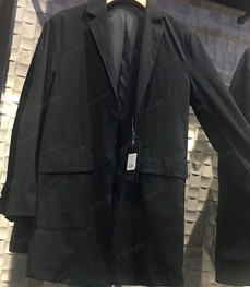 市场上装-中长外套-（实拍）时尚男装中长外套