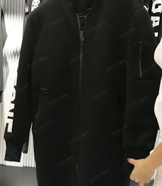 市场上装-中长外套-（实拍）时尚男装中长外套