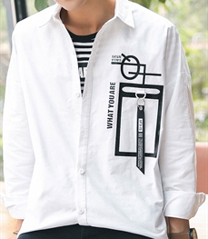 市场上装-衬衫-时尚男装衬衫