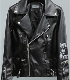 市场上装-皮衣-时尚男装皮衣