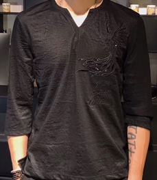 市场上装-T恤-时尚男装t恤