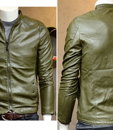 市场上装-皮衣-时尚男装皮衣