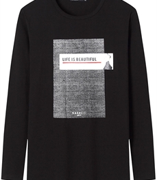 市场上装-T恤-时尚男装t恤