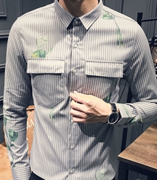 市场上装-衬衫-时尚男装衬衫