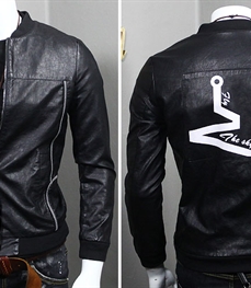 市场上装-皮衣-时尚男装皮衣