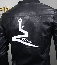 市场上装-皮衣-时尚男装皮衣