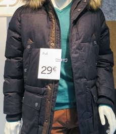 市场上装-棉衣/羽绒服-（实拍）时尚商务棉服